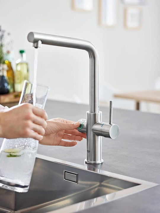 Grohe Home Кухненски Смесител Пейка Син