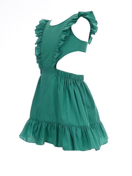 M&B Kid's Fashion Mädchen Kleid Green