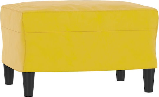 Living Room Furniture Set 2-Seater & 2-Seater & Stool Yellow