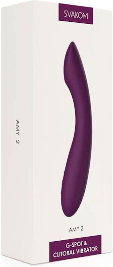 Svakom Amy 2 Vibrator G-Spot 17.4cm Purple