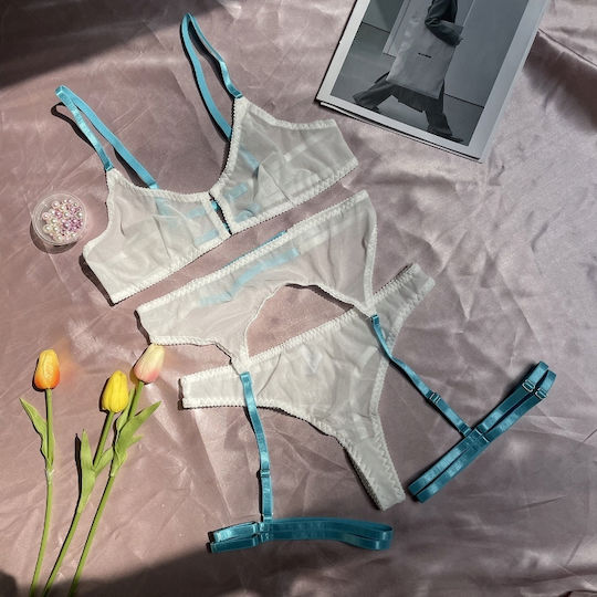 Sexy Σετ Εσωρούχων Λευκό