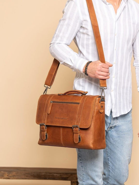 The Chesterfield Brand Imperia Tasche Fall für Laptop 15" in Braun Farbe