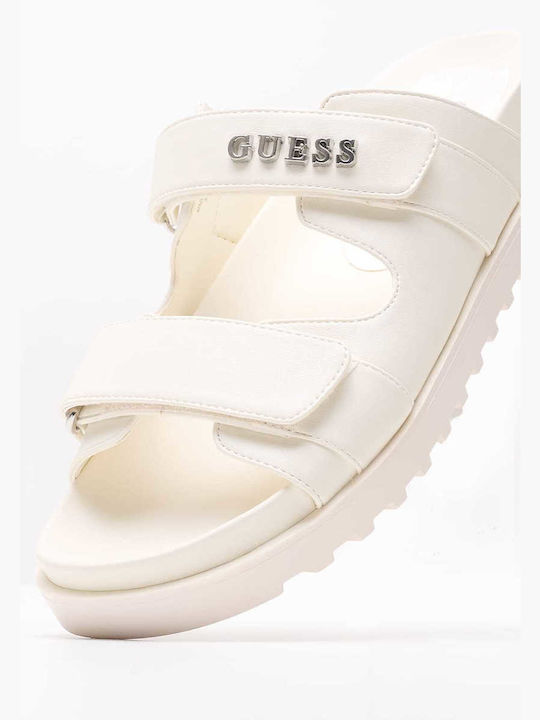 Дамски плочки Fabulon White Ecoleather Guess White Ecoleather Guess