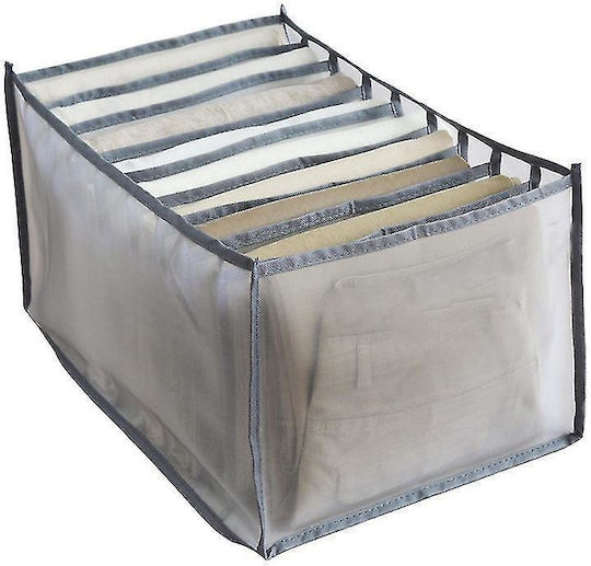 Kunststoff Aufbewahrungsbox für Kleidung / Unterwäsche in Gray Farbe 1Stück