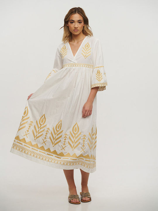 Ble Resort Collection Maxi Rochie White