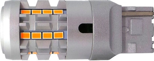 Λάμπα Αυτοκινήτου W21W / W3x16d LED Πορτοκαλί 12V 1τμχ
