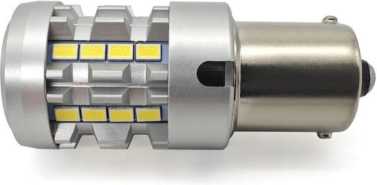 Lampa Auto P21W / BA15S / R10W / DRL Canbus LED 5500K Alb Rece 12V / 24V