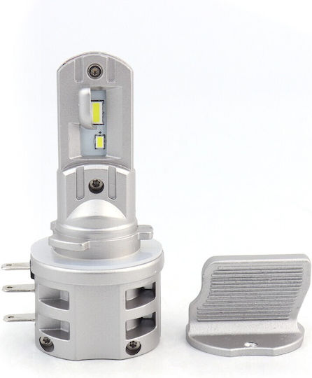 Λάμπες Αυτοκινήτου H15 / DRL Canbus LED 5000K Ψυχρό Λευκό 6V / 12V / 24V 50W 2τμχ