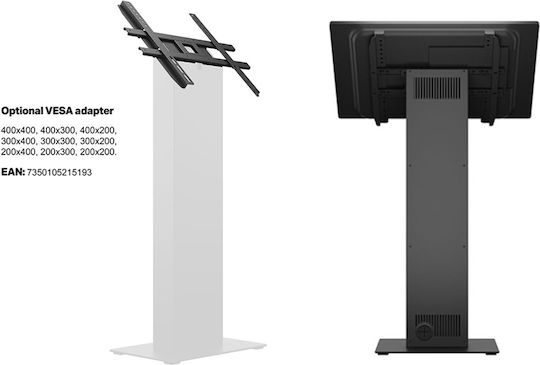 Multibrackets MB-5179 Suport TV pardoseală până la 32" și 20kg Negru