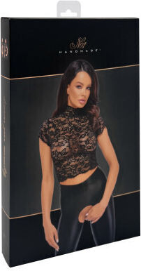 Noir Handmade Damen Sexy Top Schwarz