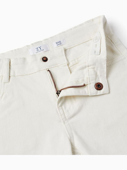 Kinder-Shorts/Bermudas Stoff Weiß