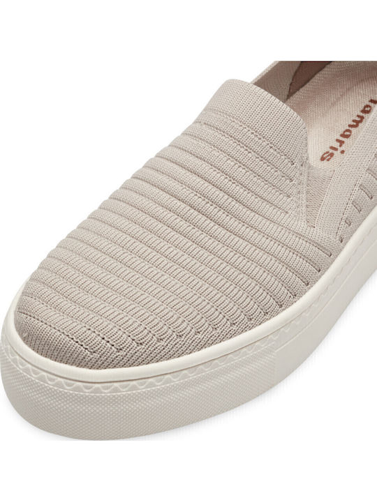 Γυναικεία Slip-On Πάνινα Ivory