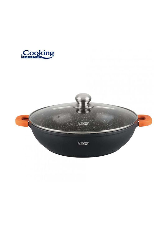 Heinner Dark Line Ρηχή Κατσαρόλα από Χυτό Αλουμίνιο 5.5lt / 32cm