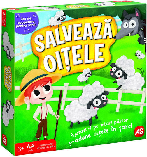 Joc de Societate Θήραμα Σώζοντας Πρόβατα pentru 2-4 Jucători 3+ Ani (EN) AS