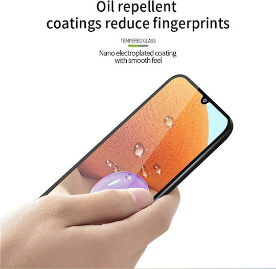 Pinwuyo 2.5D Full Face Tempered Glass Μαύρο (TCL 40 SE)