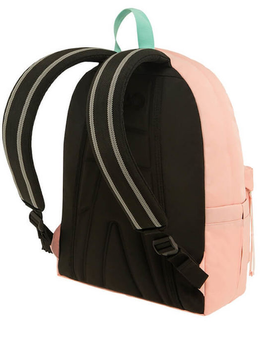 Polo Original Double Scarf School Bag Backpack Junior High-High School in Pink color 2024