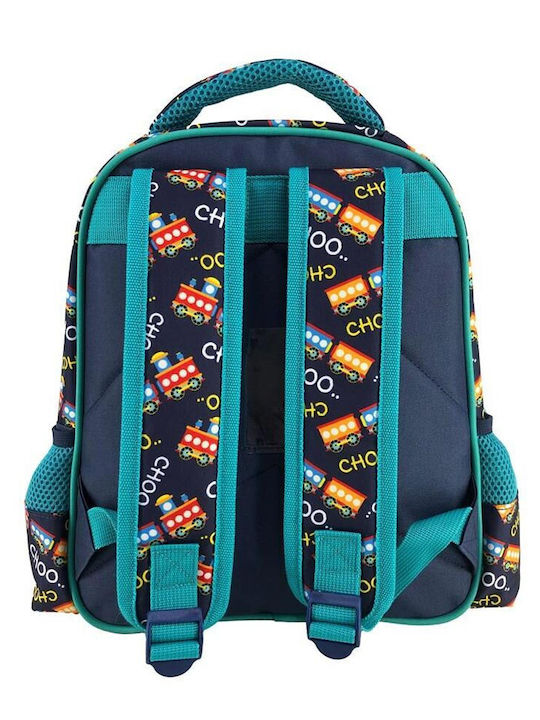 Must Team Schulranzen Rucksack Kindergarten Little Train mit Flaschenhalter 8Liter