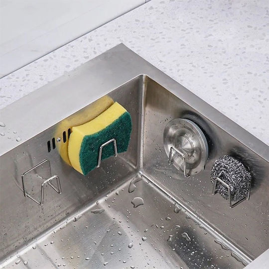 Sponge Holder Stainless Steel Gray 5cm