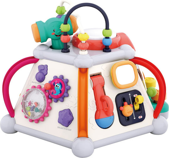 Hola Toys Играчка пирамида със светлина и звуци за 18++ месеца