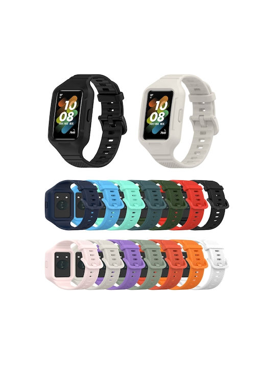 Armband Silikon Weiß (Huawei Band 8Honor Band 6)