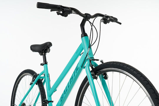 Ballistic District 28" 2024 Turquoise Bike Trekking with 21 Speeds