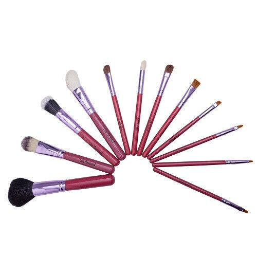 Set Of 12 Brushes Lila Rossa, Pink, Storage Case