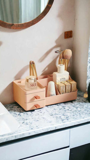 Dream House Kosmetikorganisator Mit Schubladen & Trennzeichen Weiß 26x13,5x9cm