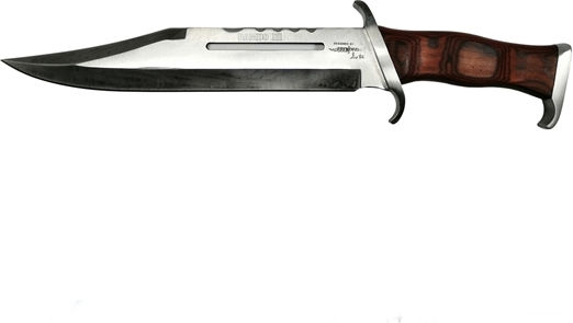 Messer Schwarz in Leder-Gehäuse