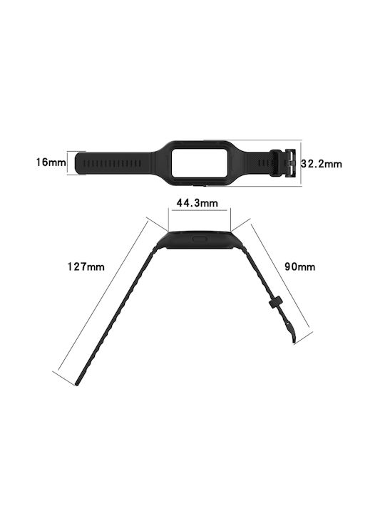Curea Silicon Roșu (Huawei Band 8Honor Band 6)