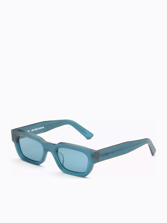 Akila Apollo Raw Sunglasses Blue with Acetate Frame & Blue Lens Akila Apollo Raw Sunglasses Blue with Acetate Frame & Blue Lens