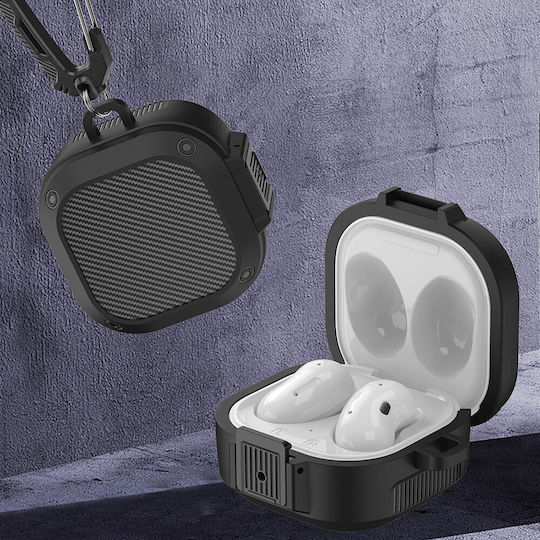 Husă în culoarea Negru pentru Galaxy Buds 2 Pro / 2 / 2 / Live / Pro