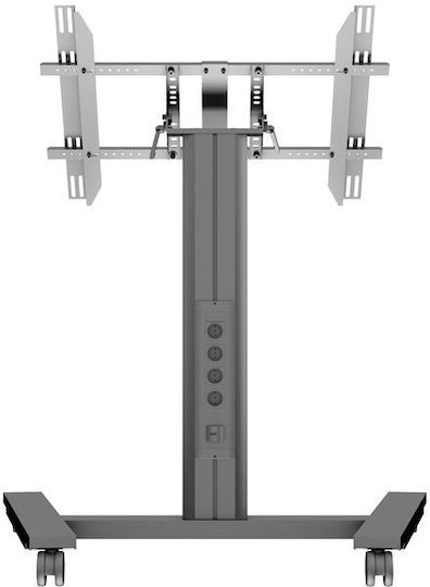 Multibrackets M Public Display Stand 110 HD Tilt & Table Βάση Τηλεόρασης Δαπέδου έως 55" και 80kg Μαύρο