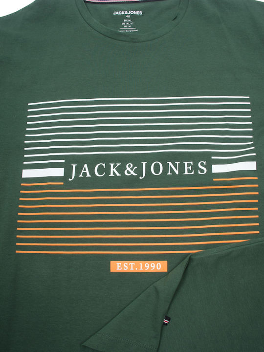 Jack & Jones Herren T-Shirt Kurzarm Grün