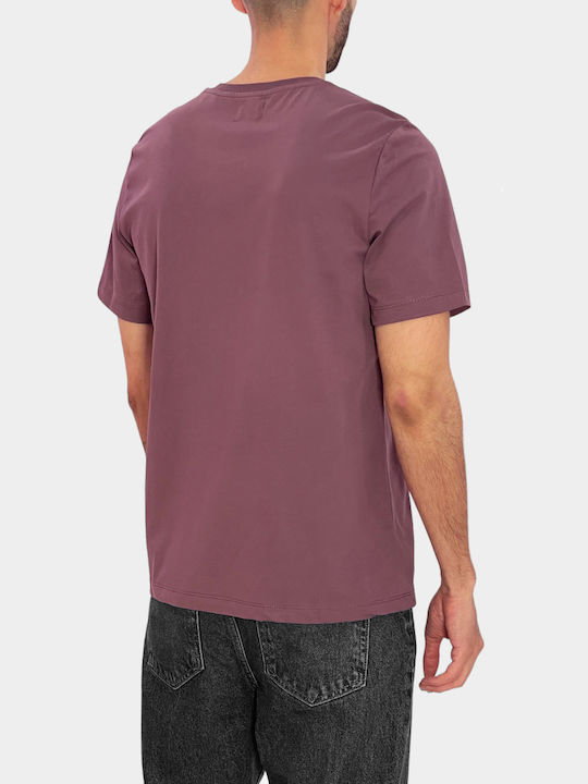 3Guys Men's Short Sleeve T-shirt Purple