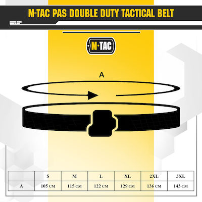 M-Tac Military Tactical Strap Belt 40mm