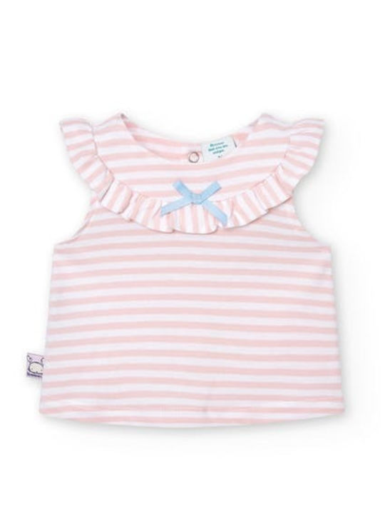 Boboli Kinder Set mit Shorts Sommer 2Stück Pink