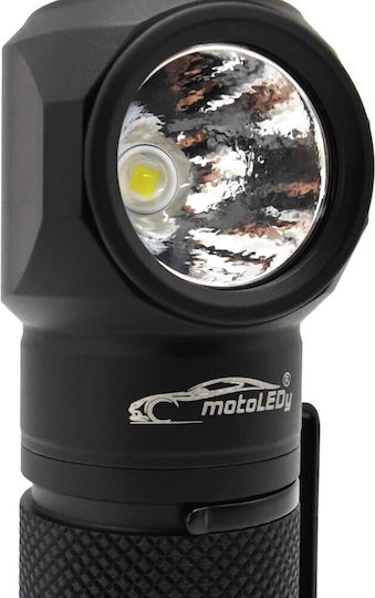 Lumină de lucru și de sit, cu baterie Lanternă Frontală LED IP68 cu Luminozitate Maximă 5000lm Negru
