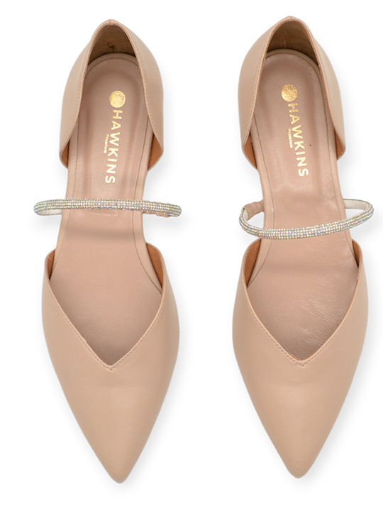 Hawkins Premium Damen Ballerinas in Beige Farbe