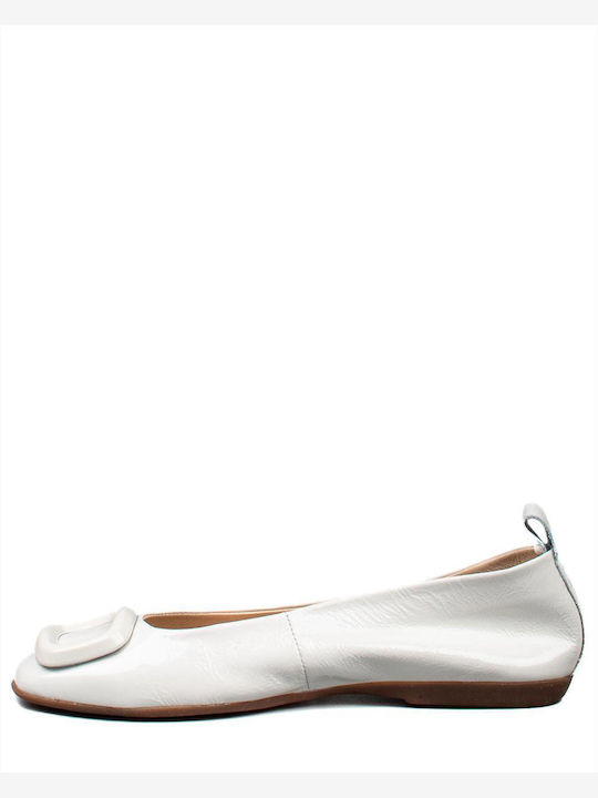 Damen Ballerinas in Weiß Farbe