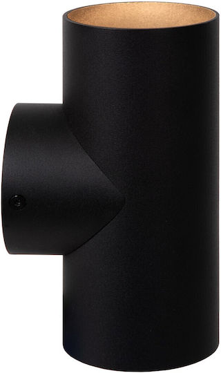 Lucide Lightning Διπλό Σποτ με Ντουί GU10 σε Μαύρο Χρώμα