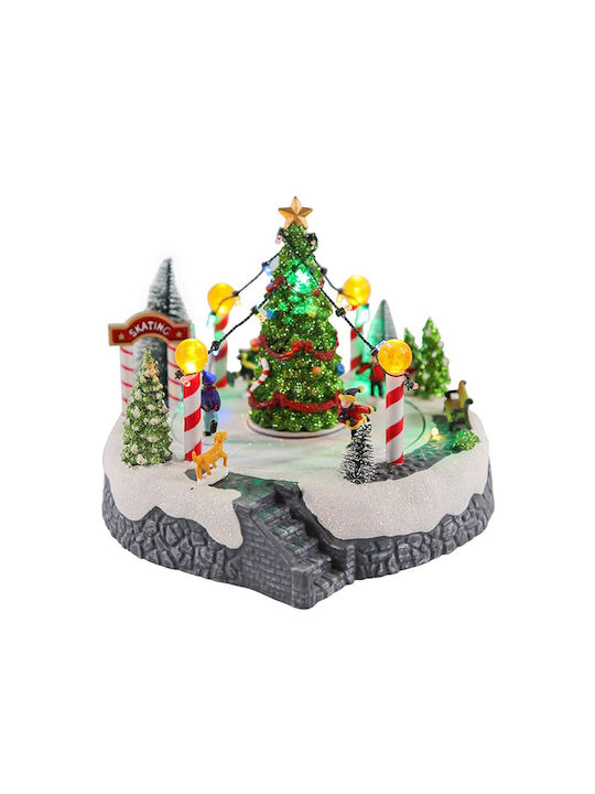 Anemi Collection Crăciunesc Decorativ Carusel cu Muzică