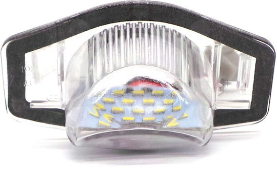 Honda License Plate Lamps Led 2x650lm, Set Of 2 Pcs
