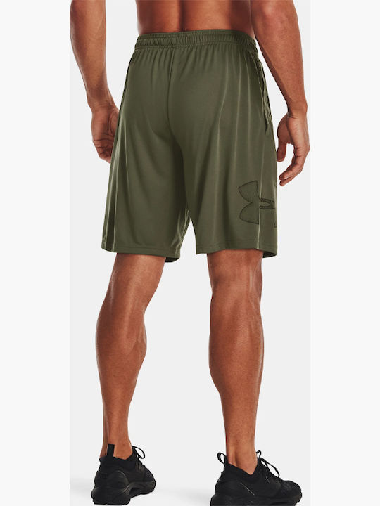 Tech Graphic Men's Athletic Shorts Green
