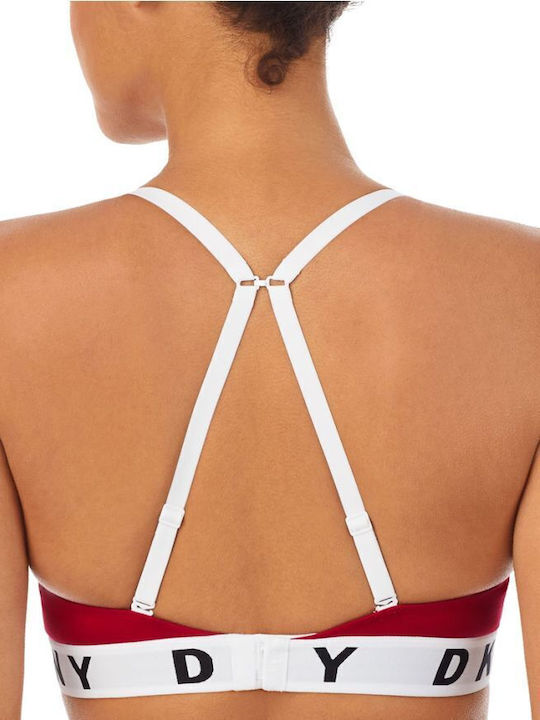 Boyfriend Women's Sports Bra with Light Padding Burgundy