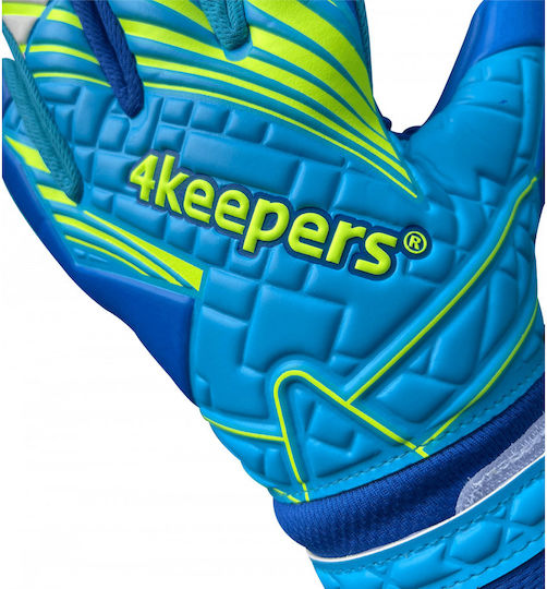 4Keepers Γάντια Τερματοφύλακα Ενηλίκων Μπλε