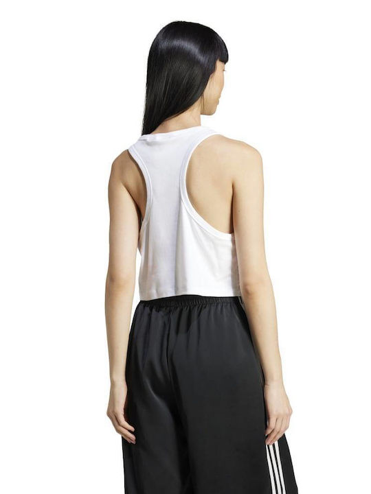 Trefoil Damen Sport Bluse Ärmellos Weiß