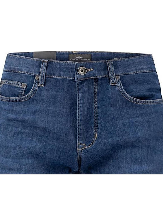 Men's Jeans Pants with Regular Tapered Fit Blue