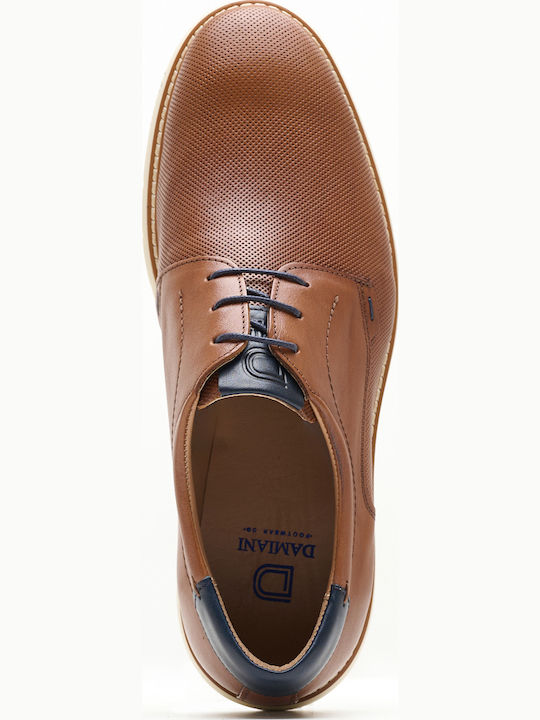 Men's Leather Casual Shoes Tabac Brown