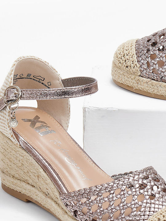 Espadrilles Platforms With Knitted Design Xti 142893 - 21210040 - Steel