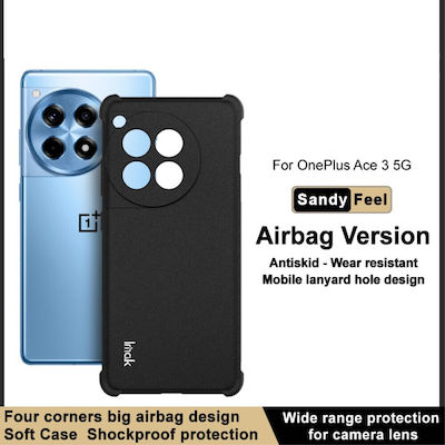 Oneplus 12r 5g Imak Airbag Matte Series Case cu colțuri ranforsate din Tpu Premium Durable Black